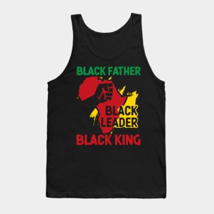 Black Father, Black Leader, Black King, Africa Tank Top